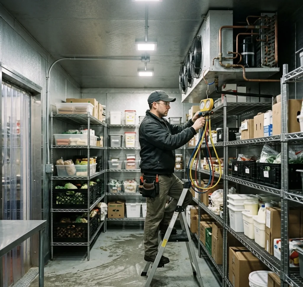 Commercial refrigeration condensing unit